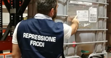 I carabinieri del Rac sequestrano 6 tonnellate cibo e 200 ettolitri vino